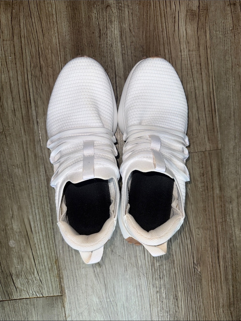 Ryka Men's Lightweight White Athletic Sneakers active foam size 9W